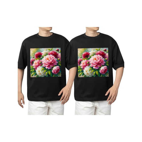 2 Pack Unisex Ultra Cotton T-Shirt Running Gym Workout Short Sleeve Tee Shirts for Men women size S-5XL
