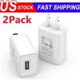 thumbnail image 1 of 2 Pack Universal 5V 1A Us Plug Usb Ac Wall Charger Power Adapter For Smart Phone, 1 of 6