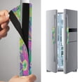 thumbnail image 1 of 2 Pack Universal Adjustable Appliance Handle Covers for Fridge Oven Dishwasher Kitchen Decor Impressions Of Flowers, 1 of 6