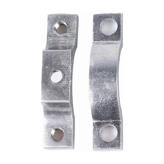 2-Pack Universal Aluminum Alloy Motorcycle Light Mounting Brackets - Adjustable Clamp for Spotlights & Headlights