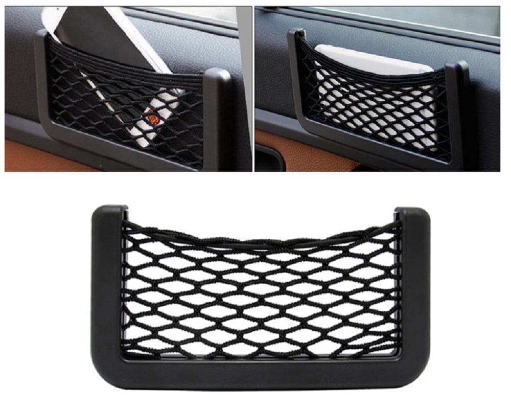 Rete Portaoggetti Per Auto Ruesious - Tasca Organizer Da 15x9.5" In Nylon, Per Bagagliaio O Portiere - Foto 5