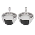 thumbnail image 1 of 2-Pack Universal Caster Front Wheel Replacement for Robot Sweepers - Fits Models 1S S50 T4 T7, 1 of 8
