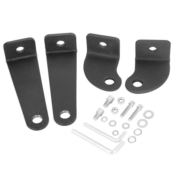2-Pack Universal Mounting Bracket Side Mount Holder For 52" Curved LED Light Bar