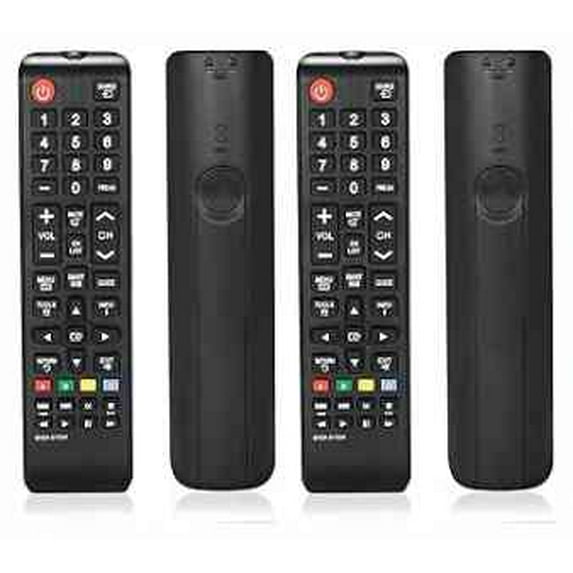 2 Pack of Universal Remote Control for SAMSUNG UN60KU6300F And All Other Samsung Smart TV Models LCD LED 3D HDTV QLED Smart TV BN59-01199F AA59-00786A BN59-01175N