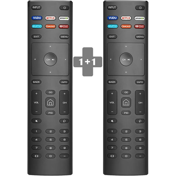【2 Pack】 Universal Remote Control for All VIZIO Smart TV Remote,Replacement Compatible for All VIZIO LED LCD HD 4K UHD HDR Smart TVs