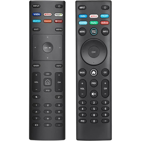 2-Pack Universal Remote Controls for Smart TVs, Compatible with All Smart LED LCD HD 4K UHD HDR TVs