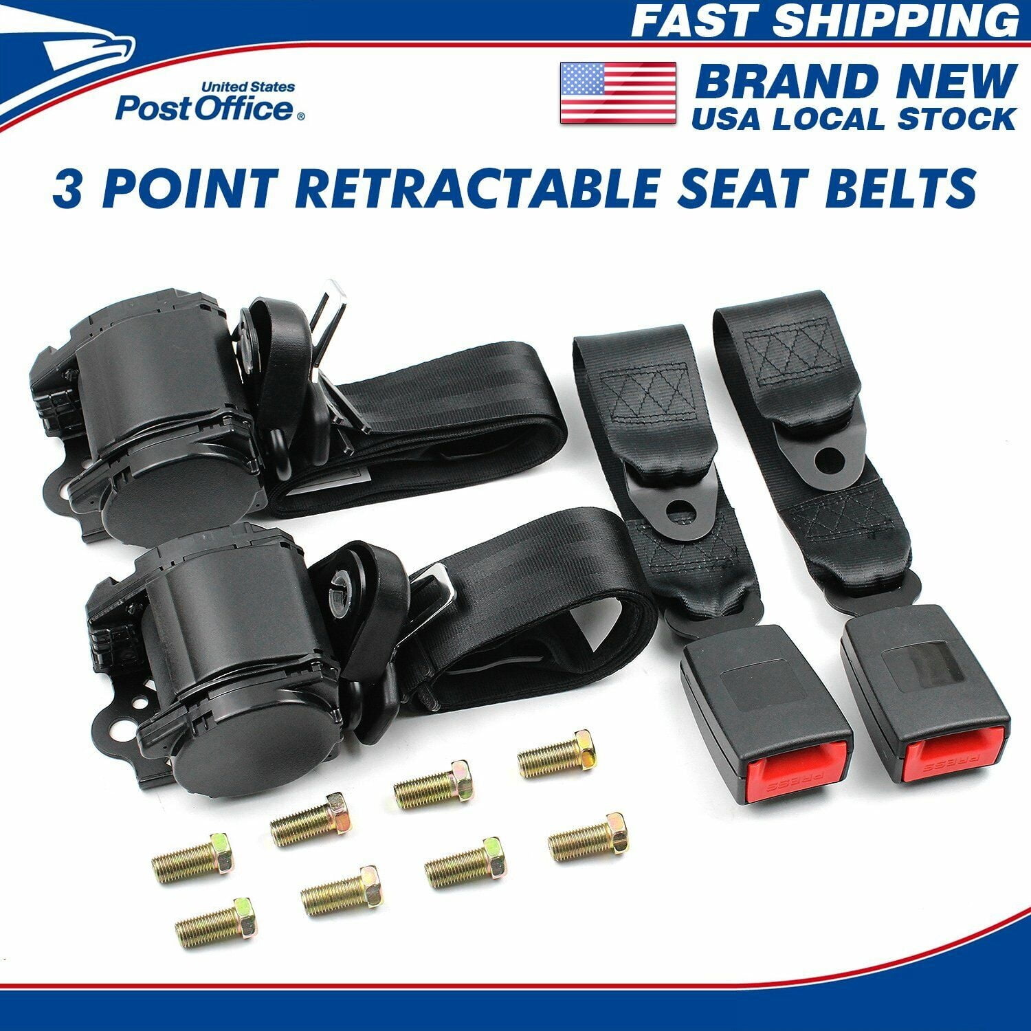 2 Point Universal Lap Seat Belt