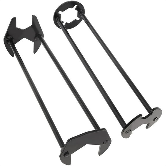 2 Pack Universal Under Sink Plumbers Wrench,Multifunctional Basin Wrench Kit,Faucet Wrench for Tight Spaces,Professional Plumbing Tools,for Home Kitchen Banthroom Balck
