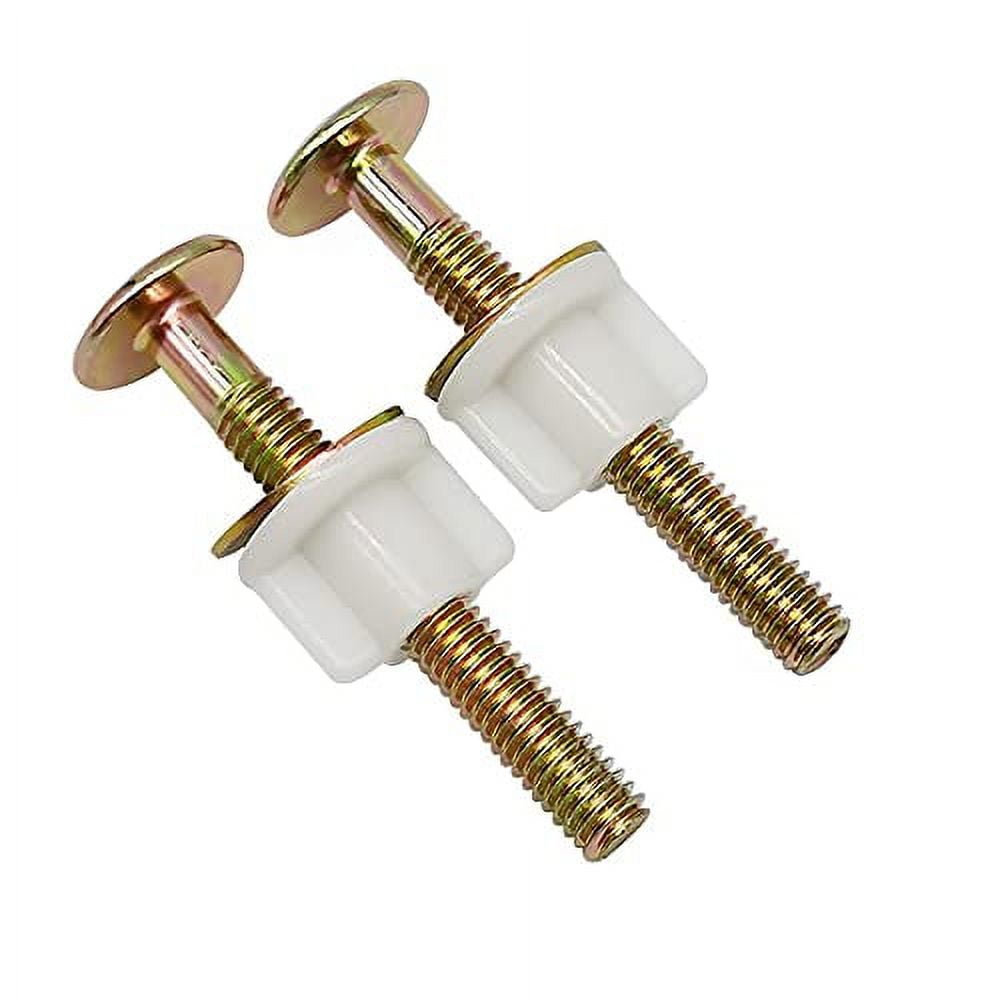 2 Pack Universal Toilet Seat Bolts Screws Set Heavy Duty Toilet Seat
