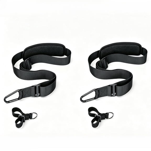 2 Pack Universal Trimmer Shoulder Strap, Adjustable Heavy Duty Weed Eater Strap, Compatible with String Trimmer, Hedge Trimmer, Leaf Blower, Labor Saving Outdoor Tool Accessory