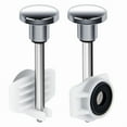 thumbnail image 1 of 2-Pack Universal Tub Spout Diverter Repair Kit, Leak-Proof Bathtub Faucets Replacement Parts Silver, 1 of 3