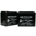thumbnail image 1 of 2-Pack UpStart Battery Replacement 2004 Honda TRX250 TE, TM, FourTrax Recon 250 CC Factory Activated, Maintenance Free, ATV Battery - 12V, 10Ah, UB-YTX12-BS, 1 of 4