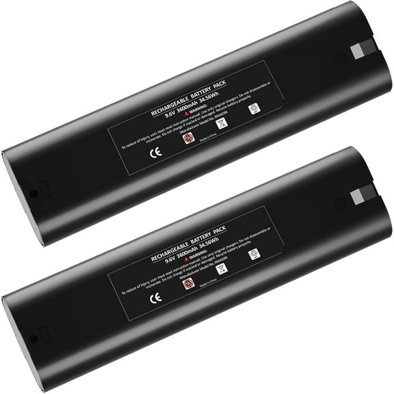 2 Pack Upgrade to 3600mAh 9000 Replacement for makita 9.6v Battery Ni-Mh 9000 9033 193890-9 192696-2 632007-4 6096D 6093D DA391D 6095D 5090D