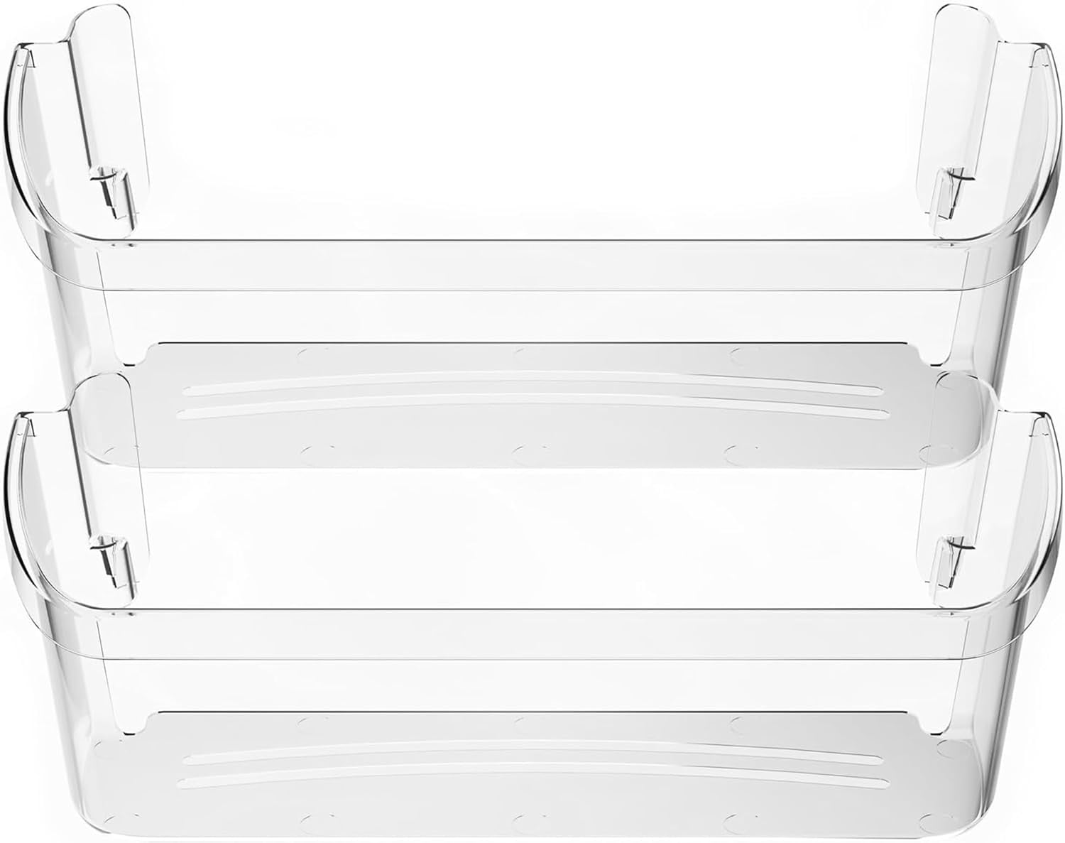 [2 Pack] Upgraded 242126602 Refrigerator Door Bin Shelf Replacement for Frigidaire Refrigerator – Fits LFSS2612TF0, LFSS2612TF4, Bottom Door Shelves – Replaces PS12364199, 2421266