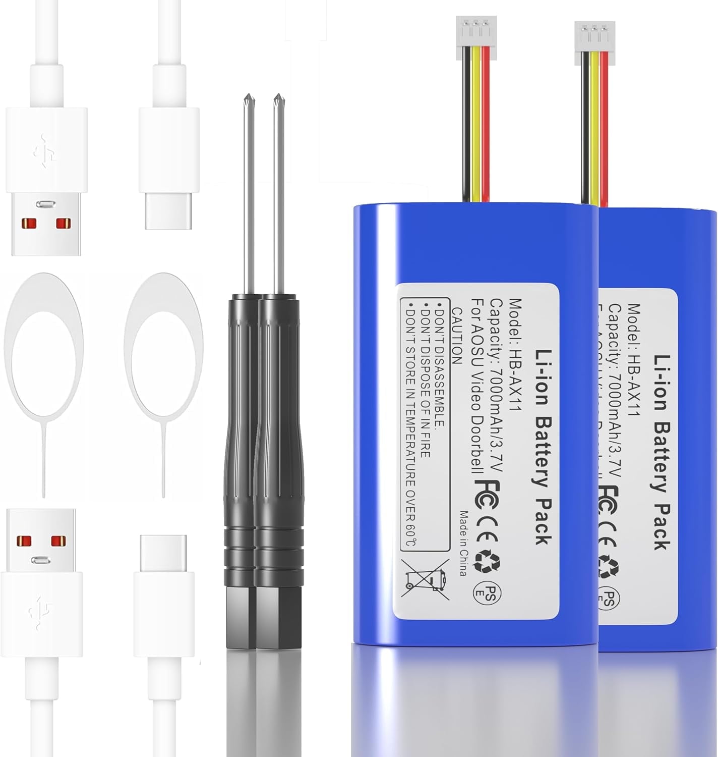 Batterie électronique Rechargeable 3 18650 De Rechange Li-Ion 11,1 V 3800 MAh 18650 Avec XH-1