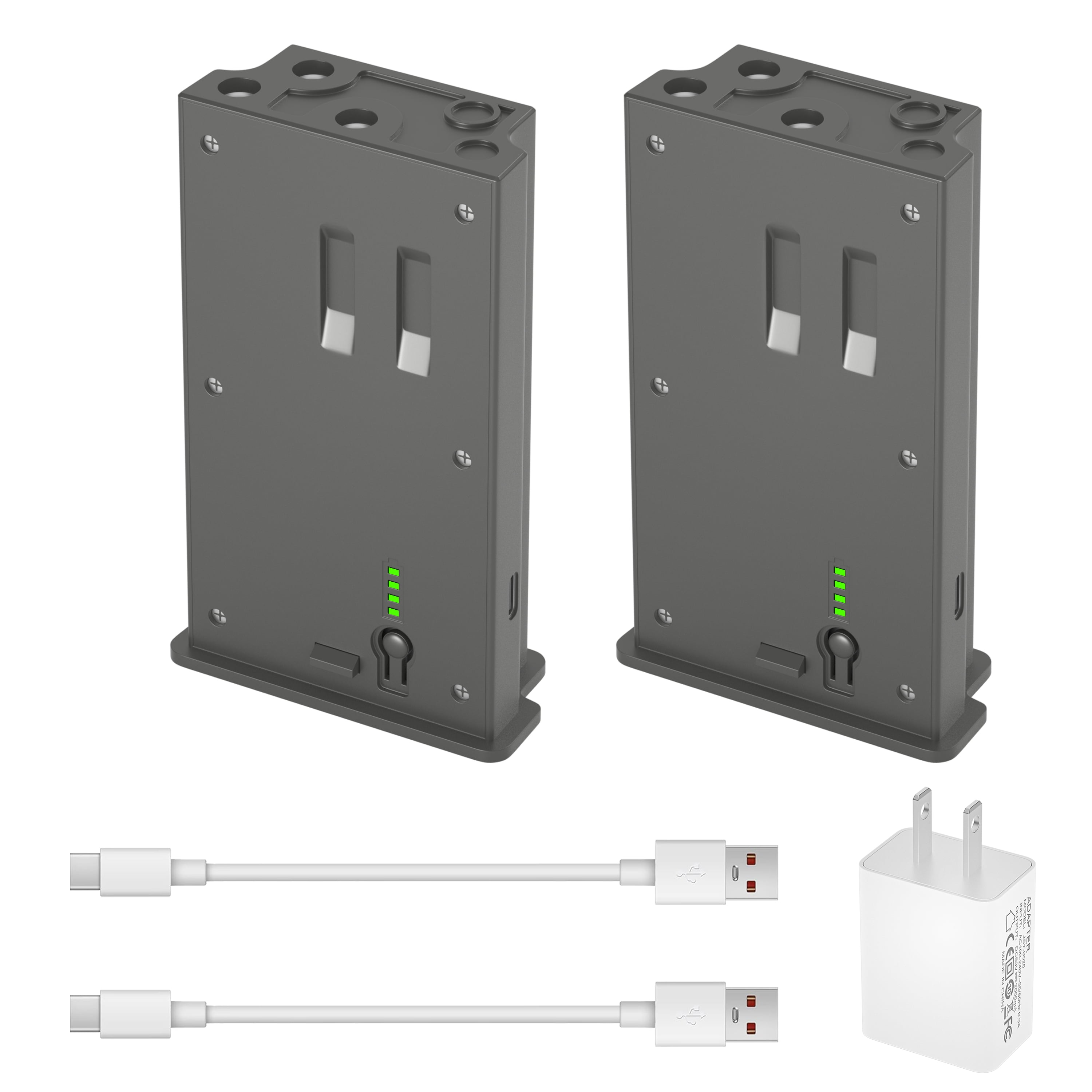 2-Pack 6000mAh USB Rechargeable Batteries For Reveal Hunting Trail Cameras (X, X Pro, XB Gen 2.0)