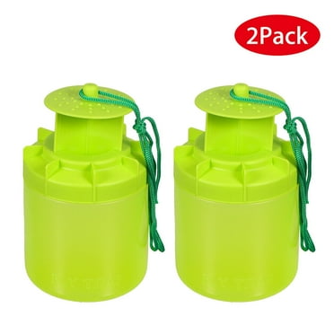 2-Pack Upgraded Ranch Non Toxic Fly Catcher Fly Traps Outdoor Hanging Fly Catcher Reusable Fly Killer