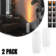 2 Pack Uplighting Indoor Floor Can Light, Indoor Spotlight, Aluminum Spot Light for Tall Trees, Pictures, Galleries, Zoomable, CRI 90+, White