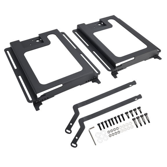 2 Pack Utv Seat Bases Lower&Recline Kit For Polaris Rzr 800/900 1000 Xp Turbo