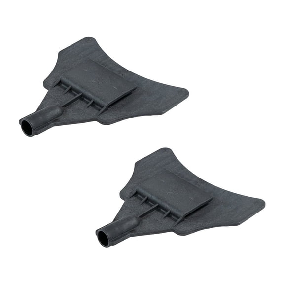 2 Pack V-Shaped Replacement Head for 8ft Corner Protector Handle - Black