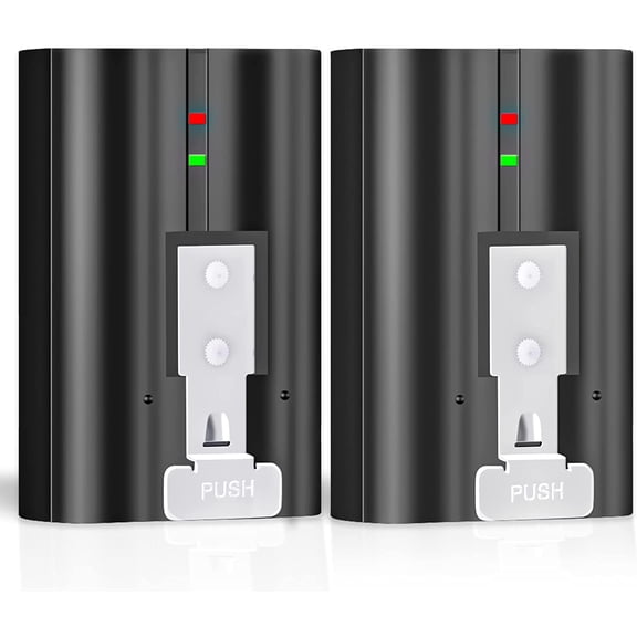 2-Pack V4 Battery for Doorbell 2/3/4 Camera, Video Doorbell 3 Plus, Spotlight Cam - 3.65V 6040mAh Rechargeable Upgraded Lithium-Ion Battery Packs