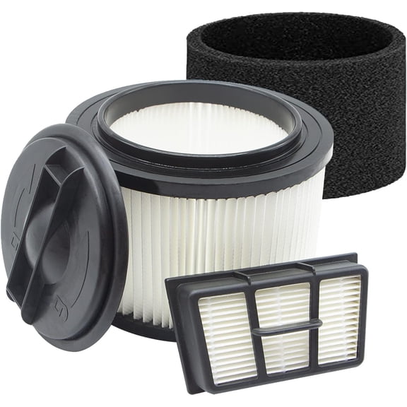 2 Pack VF408 HEPA Filter Replacement for Vacmaster VF408 4 Gallon Wet/Dry Vacuum Cleaner, Compare to Part# VF408 & VFHF