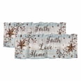 thumbnail image 1 of 2 Pack Valances for Window, Country Star Brown Short Curtains for Kitchen Bedroom Living Room, Vintage Rustic Texas Stars Wooden Rod Pocket Small Window Treatment Valance Drapes 42 x 12 Inch, 1 of 8