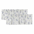 thumbnail image 1 of 2 Pack Valances for Window, Easter Bunny Short Curtains for Kitchen Bedroom Living Room, Spring Purple Flower Rustic Rabbit Farmhouse Rod Pocket Small Window Treatment Valance Drapes 54 x 18 Inch, 1 of 8