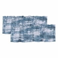 thumbnail image 1 of 2 Pack Valances for Window, Modern Blue Short Curtains for Kitchen Bedroom Living Room, Vintage Abstract Art Contemporary Rod Pocket Small Window Treatment Valance Drapes 60 x 18 Inch, 1 of 8