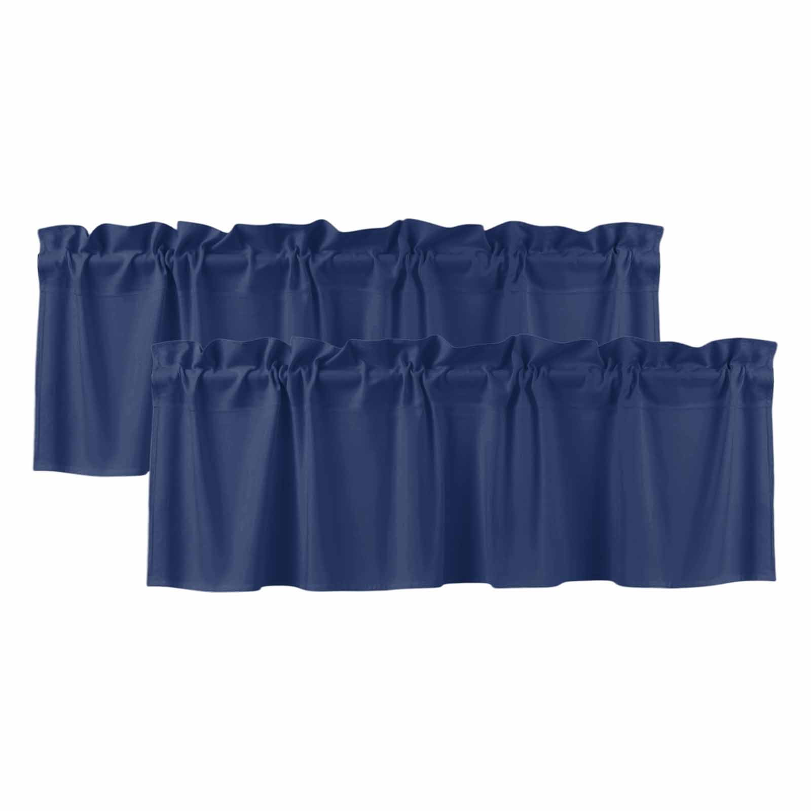 Navy Blue Valance Curtainsnull