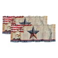 2 Pack Valances for Window, Star American Flag Short Curtains for ...