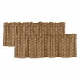 thumbnail image 1 of 2 Pack Valances for Window, Vintage Rattan Short Curtains for Kitchen Bedroom Living Room, Minimalist Abstract Wicker Texture Brown Rod Pocket Small Window Treatment Valance Drapes 60 x 18 Inch, 1 of 8