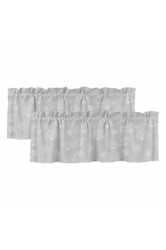 2 Pack Valances for Windows 42 x 18 Inch, Western Texas Star Retro Decorative Kitchen Curtain Valance, Vintage Farmhouse Berry Brown Wood Rod Pocket Short Curtains Window Treatment for Bathroom/Cafe