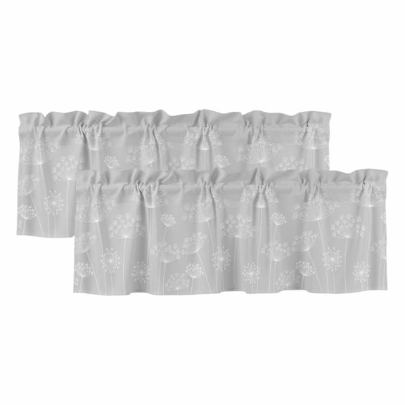 2 Pack Valances for Windows 42 x 18 Inch, Western Texas Star Retro Decorative Kitchen Curtain Valance, Vintage Farmhouse Berry Brown Wood Rod Pocket Short Curtains Window Treatment for Bathroom/Cafe