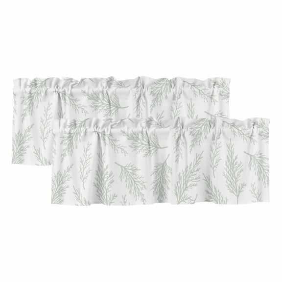 2 Pack Valances for Windows 42 x 18 Inch, You Are My Sunshine Decorative Kitchen Curtain Valance, Yellow Sunflowers Cute Bees Heart Blue Rod Pocket Short Curtains Window Treatment for Bathroom/Cafe
