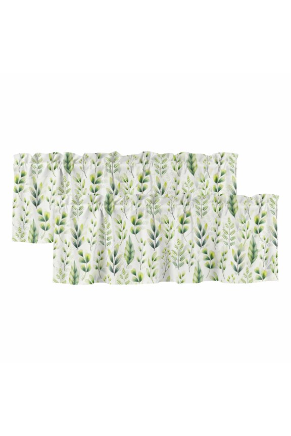 2 Pack Valances for Windows 54 x 18 Inch, American Flag Decorative Kitchen Curtain Valance, Farmhouse Sunflowers Shabby Chic Country Black Blue Rod Pocket Short Curtains Window Treatment for Bathroom