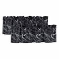 thumbnail image 1 of 2 Pack Valances for Windows, Black Marble Window Valances for Living Room/Bedroom/Bathroom, Vintage Minimalism White Abstract Texture Light Filtering Kitchen Curtain Valance 60"W x18" L, 1 of 9