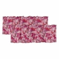 thumbnail image 1 of 2 Pack Valances for Windows, Cherry Blossom Window Valances for Living Room/Bedroom/Bathroom, Spring Watercolor Flowers Modern Abstract Art Light Filtering Kitchen Curtain Valance 54"W x18" L, 1 of 9