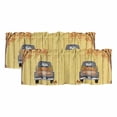 thumbnail image 1 of 2 Pack Valances for Windows, Fall Truck Window Valances for Living Room/Bedroom/Bathroom, Thanksgiving Tree Maple Leaf Pumpkins Retro Light Filtering Kitchen Curtain Valance 54"W x18" L, 1 of 9