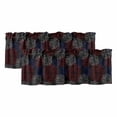 thumbnail image 1 of 2 Pack Valances for Windows, Independence Day Window Valances for Living Room/Bedroom/Bathroom, Red Blue Fireworks Vintage Abstract Light Filtering Kitchen Curtain Valance 42"W x18" L, 1 of 9