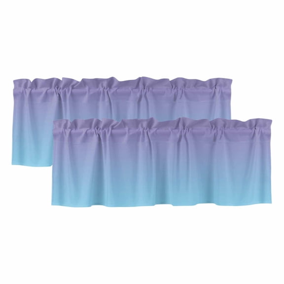 2 Pack Valances for Windows, Blue Happy Birthday Window Valances for ...