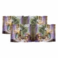 thumbnail image 1 of 2 Pack Valances for Windows, Spring Flowers Window Valances for Living Room/Bedroom/Bathroom, Vintage Middle Century Abstract Oil Painting Light Filtering Kitchen Curtain Valance 60"W x18" L, 1 of 9