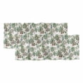 thumbnail image 1 of 2 Pack Valances for Windows, Summer Botanical Window Valances for Living Room/Bedroom/Bathroom, Farmhouse Retro Garden Plants Watercolor Light Filtering Kitchen Curtain Valance 54"W x18" L, 1 of 9