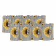 thumbnail image 1 of 2 Pack Valances for Windows, Yellow Sunflowers Window Valances for Living Room/Bedroom/Bathroom, Floral You Are My Sunshine Grey Quotes Light Filtering Kitchen Curtain Valance 42"W x12" L, 1 of 9