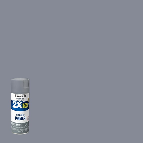 2-Pack Value - Rust-oleum american accents ultra cover 2x gray primer spray paint, 12 oz