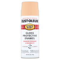 2-Pack Value - Rust-oleum stops rust gloss protective enamel sand spray paint, 12 oz