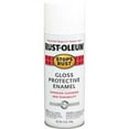thumbnail image 1 of 2-Pack Value - Rust-oleum stops rust gloss protective enamel white spray paint, 12 oz, 1 of 3