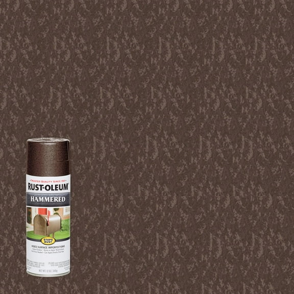 2-Pack Value - Rust-oleum stops rust hammered brown spray paint 12 oz. can