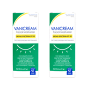 Vanicream Facial Moisturizer Broad Spectrum SPF 30 Zinc Oxide Sunscreen with Ceramides for Sensitive Skin 2.5 oz Pack of 2