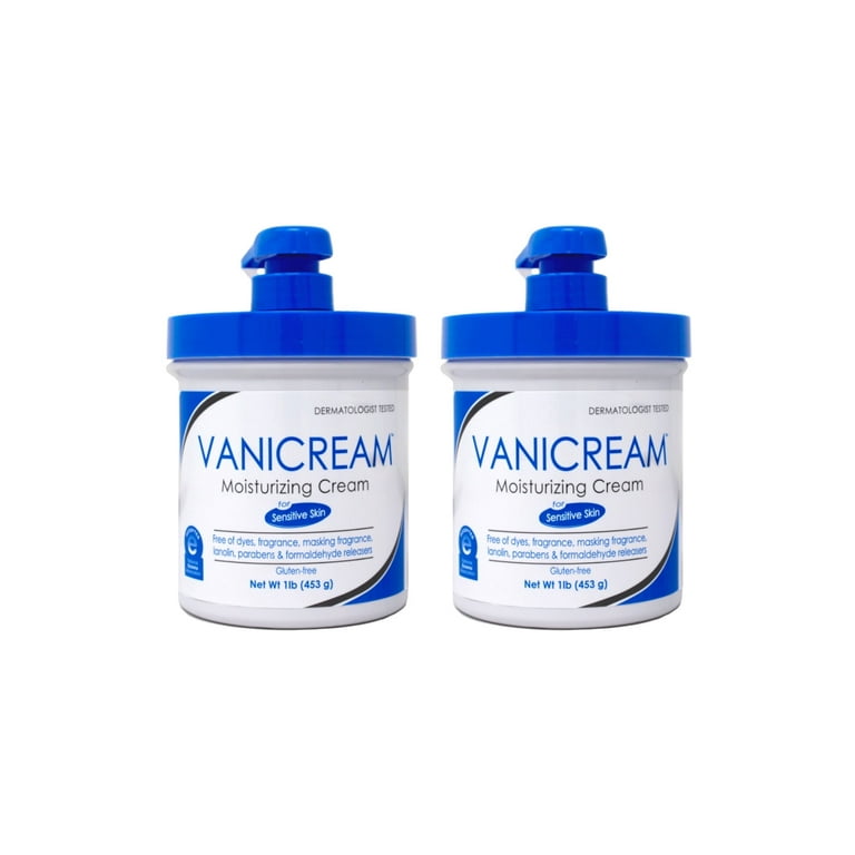 2 Pack - Vanicream Moisturizing Skin Cream for Sensitive